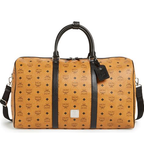 mcm duffel bag replica|mcm weekender bag.